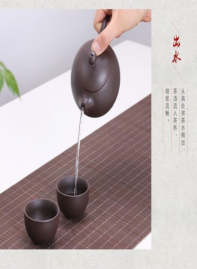 Yixing genuine إبريق شاي 5 أونصة، شاي كونغ فو صيني، طين أرجواني، أواني تجميل شيشي، مصفاة زيني، شاي سائب - Image 3